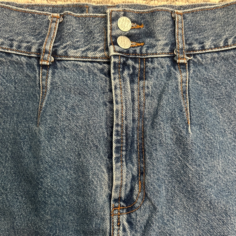 VINTAGE DENIM SKIRT - Picture 2 of 4